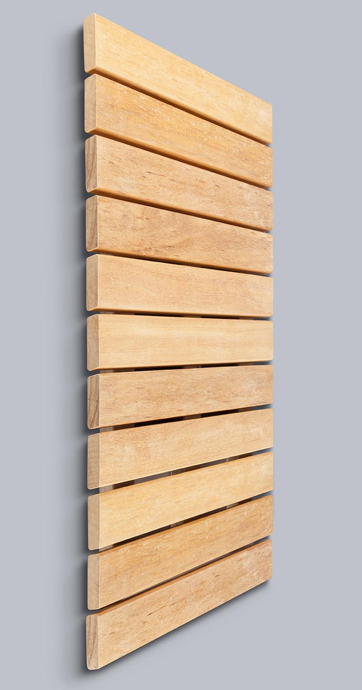 Fassadenverkleidung Fassadenprofil Garapa Rhombus Fassadenprofil Garapa Rhombus - MDH